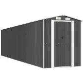 Syfax Capanno da Giardino Antracite 192x855x223 cm in Acciaio Zincato
