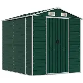 Syfax Casetta da giardino verde 191x215x198 cm in acciaio zincato
