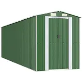 Syfax Capanno da Giardino Verde 192x689x223 cm Acciaio Zincato