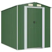 Syfax Capanno da Giardino Verde 192x274x223 cm Acciaio Zincato