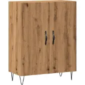 Syfax Credenza Rovere Artigianale 69,5x34x90 cm in Legno Multistrato
