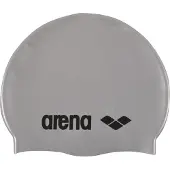 Arena Classic Silicone Cuffia da nuoto grigio/nero