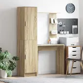 Prolenta Maison Exclusive - Scrivania 2 pcs Rovere Sonoma