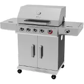 YATO Griglia a gas yao 5+1 19kW in acciaio inox,