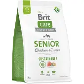 Brit CARE Sustainable Senior Pollo e insetti 3 kg