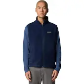 Columbia Steens Mountain Vest Gilet in pile Uomo (XL, blu)