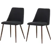 Ebuy24 sedia da pranzo Night Black