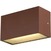 SLV Sitra Applique da esterno Up/Down 20cm ruggine