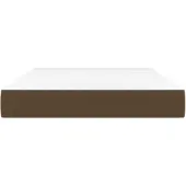 Syfax Materasso a Molle Insacchettate Rigidità Media Marrone Scuro 120x200x20 cm