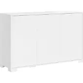 Itamoby - Madia 3 ante 130x40x83 cm Lumina bianco lucido