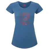 Mountain Equipment Women's Leaf Tee T-shirt Donna (40, blu)