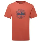 Mountain Equipment Roundel Tee T-shirt Uomo (S, rosso)