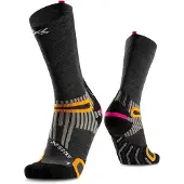 X-socks Hike Anatomix Merino Crew Calze da trekking (35-36, nero)