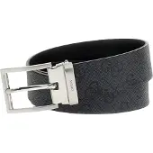 GUESS cintura da uomo con stampa pattern logo 4g nero