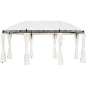 Syfax Gazebo Bianco Crema 530x350x265 cm