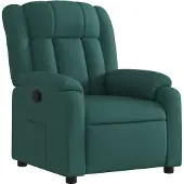 Syfax Poltrona Reclinabile in Tessuto Verde Scuro