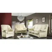 AEA Sofas Couch Polster Garnitur Moderne Couchen Kunstleder Sofagarnitur 3+1+1Sitzer