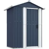 Syfax Capanno da Giardino Antracite 126x97,5x177cm in Acciaio Zincato