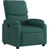 Syfax Poltrona Reclinabile in Tessuto Verde Scuro