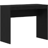 Syfax Scrivania Rovere Nero 90x40x72 cm Legno ingegnerizzato