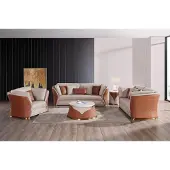 AEA Wohnlandschaft Sofa Polster Sofagarnitur 3+2+1 Sitzer Couchtisch Beistelltisch