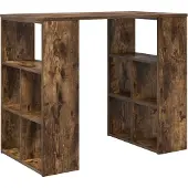 Syfax Scrivania Rovere fumé 90 x 50 x 75 cm Legno multistrato