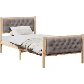 Syfax Struttura del letto Talpa 90 x 190 cm Pino massello
