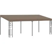 Syfax Gazebo a Parete 6x3x2,5 m Talpa