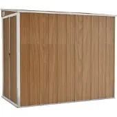Syfax Capanno Giardino a Parete Marrone 118x194x178cm Acciaio Zincato