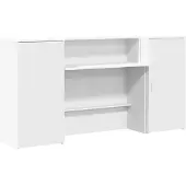 Syfax Banco Reception Bianco 200x50x103,5 cm in Legno Multistrato