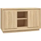 Syfax Credenza Rovere Sonoma 102x35x60 cm in Legno Multistrato