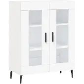 Syfax Credenza Bianca 69,5x34x90 cm in Legno Multistrato