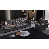 AEA Sofagarnitur 5+1 Sitz Sofas Couch Polster Italienische Möbel Couchen Leder