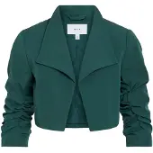 Vila Viher Open Cropped Blazer