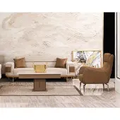 AEA Wohnzimmer Sofagarnitur Hochwertig Dreisitzer Sessel Luxus Couch Set 3 1 Sitzer