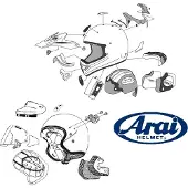 Arai Cuscinetto Per Il Collo Rx-7v/qv-pro Eco Pure