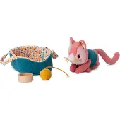 Lilliputiens Jeanne Gatto Con Cestino Orsacchiotto