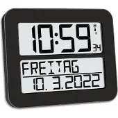 TFA-Dostmann Orologio Da Parete Radiocontrollato Timeline Max