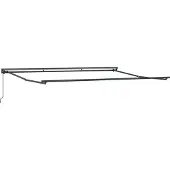 Syfax Telaio di tenda manuale Regolabile Antracite 4 × 3,5 m Acciaio