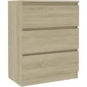 Syfax Credenza Rovere Sonoma 60x35x76 cm in Legno Multistrato