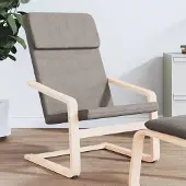 Prolenta Casa esclusiva - Poltrona relax Taupe Stoff