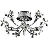 Luxera Plafoniera SIRIUS 20W Ø80cm MetalL con cristalli, dimmerabile