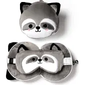 Puckator Cuscino Da Viaggio Raccoon Resteazzz