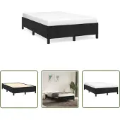 The Living Store struttura letto nera 120x190 cm in velluto