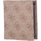 GUESS Vezzola Portafoglio tessuto SMVZLALEA22 Marrone Uomo — Portafoglio