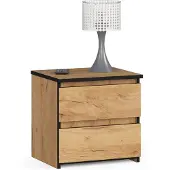 Akord Comò Elegante CL2 in Rovere Craft con 2 Cassetti