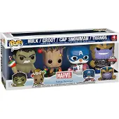 Funko POP! Statuina Festiva Marvel 4 Unità