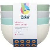 Colourworks Set Di Ciotole In Melamina Classiche 4 Unità