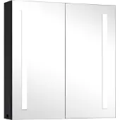 Syfax Armadietto Bagno con Specchio e LED 60x14x62 cm