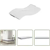 The Living Store Materasso in schiuma medio-morbida 100x200 cm